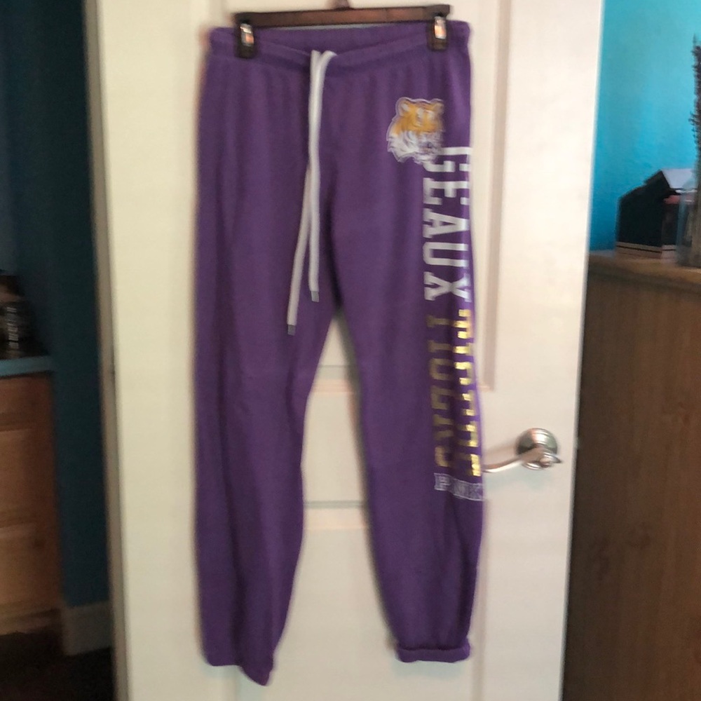 Pink LSU Tigers Sweat Pants